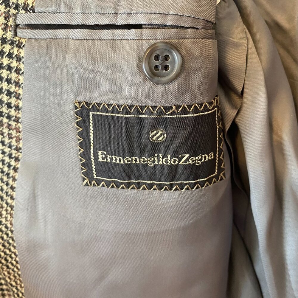 Vintage Ermenegildo Zegna Wool Cashmere Blazer Mens EU 54R Boyds Philadelphia - Picture 4 of 16